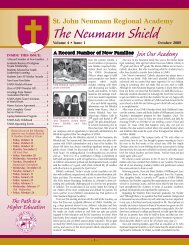 The Neumann Shield - St. John Neumann Regional Academy