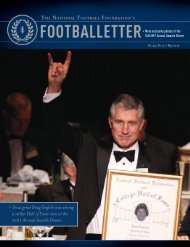 Vol. 54, No. 3 - The National Football Foundation