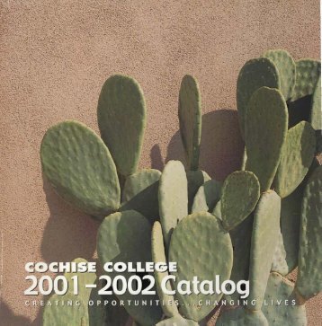 2001-2002 - Cochise College