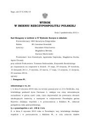 wyrok w imieniu rzeczypospolitej polskiej - SÄd OkrÄgowy w Lublinie