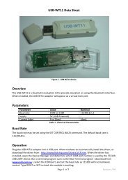 USB-WT11 datasheet - InMojo