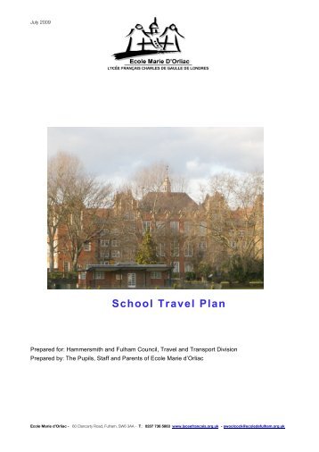 School Travel Plan - LycÃ©e franÃ§ais Charles de Gaulle