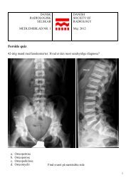 Forside quiz - Dansk Radiologisk Selskab