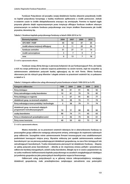 OÅRODKI INNOWACJI I PRZEDSIÄBIORCZOÅCI W POLSCE - GATE