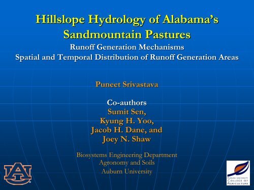 Runoff generation mechanisms