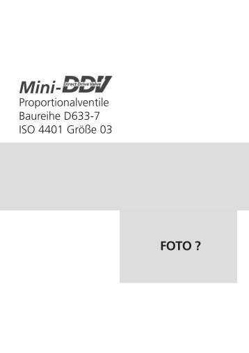 Baureihe D633-7 Proportionalventile - Moog