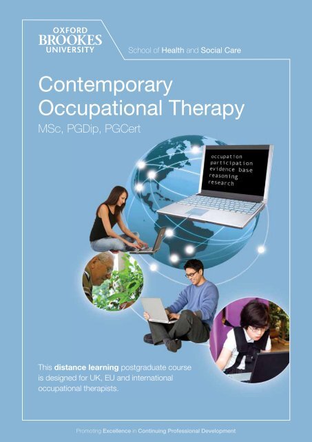 Contemporary Occupational Therapy - Faculty of Health and Life ...
