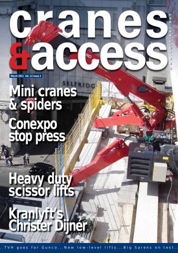 Heavy duty scissor lifts Kranlyft's Christer Dijnér Conexpo stop press ...