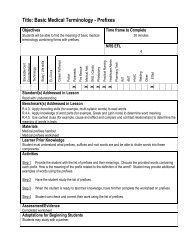 Title: Basic Medical Terminology - Prefixes