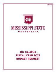 FY 2013 - Office of the Controller and Treasurer - Mississippi State ...