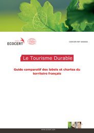 Guide Ecopass sur le tourisme responsable - Acteurs du tourisme ...