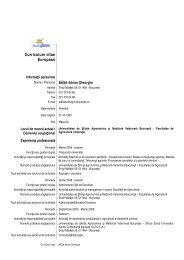 Basa Adrian Gheorghe CV_2012.pdf - Facultatea de AgriculturÃ„Âƒ