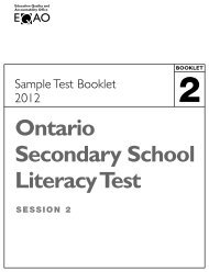 OSSLT Sample Test Booklet 2 2012.pdf - Thornlea