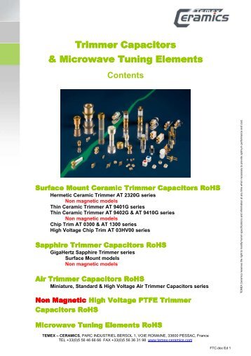 Catalog - Temex Ceramics