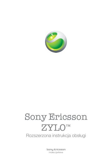 Instrukcja ObsÅugi Sony Ericsson Zylo - Instrukcjapolska.pl