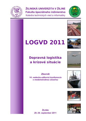 LogVD-2011 - ZbornÃ­k - Fakulta Å¡peciÃ¡lneho inÅ¾inierstva - Utc.sk