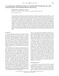 A Versatile Surface Modification Scheme for Attaching Metal ...