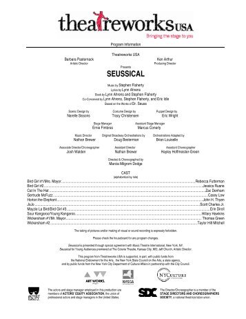 SEUSSICAL - Theatreworks USA!