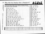 O O O O O O O O O O O O O O Why Did the Donkey Get a Passport ?