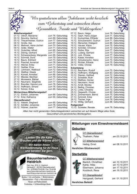 Amtsblatt - Mittelherwigsdorf