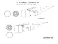 1:72 JT9D-7 Engine Set for the 747-200 - On Demand Parts for ...