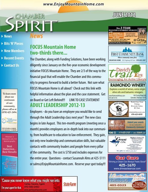 July - Mountain Home Chamber of Commerce