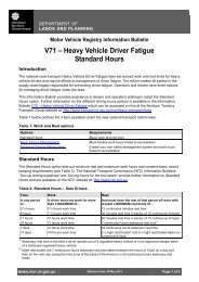 Heavy Vehicle Driver Fatigue - Standard Hours - Department of ...