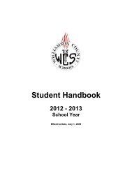 Student Handbook - Williamson County Schools