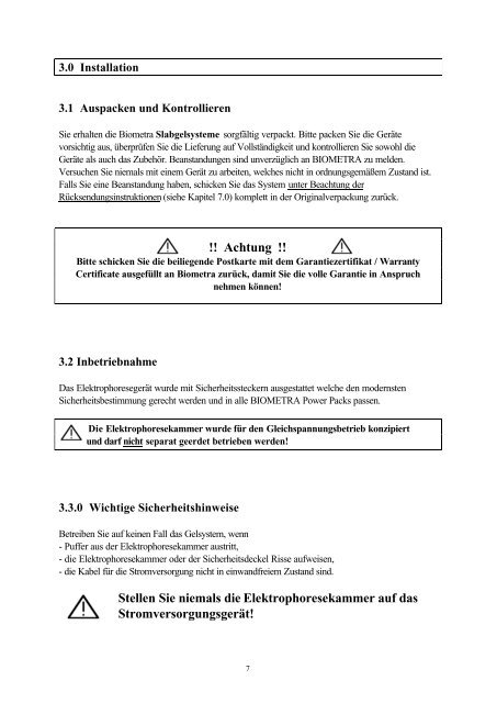 010-000 bis 400 Handbuch-Rev.02 - Biometra