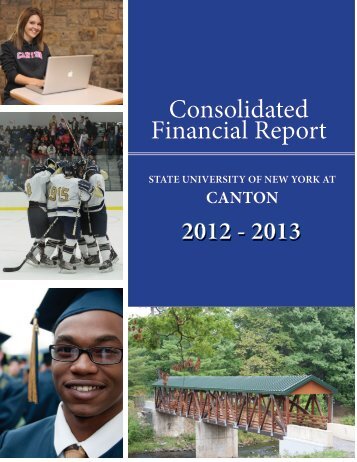 Consolidated Financial Report - SUNY Canton