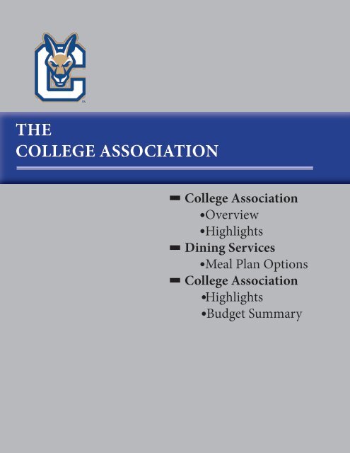 Consolidated Financial Report - SUNY Canton