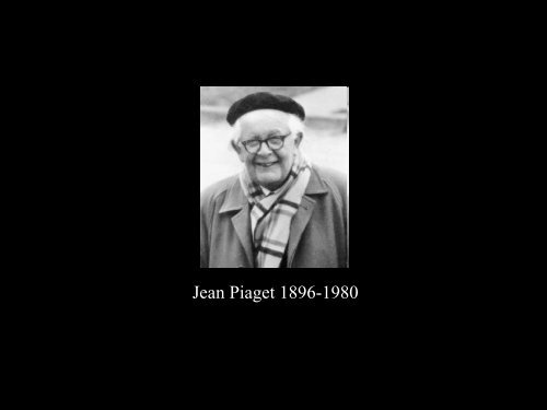 Jean Piaget's Theory of Cognitive Development - Psychology