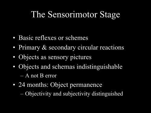 Jean Piaget's Theory of Cognitive Development - Psychology