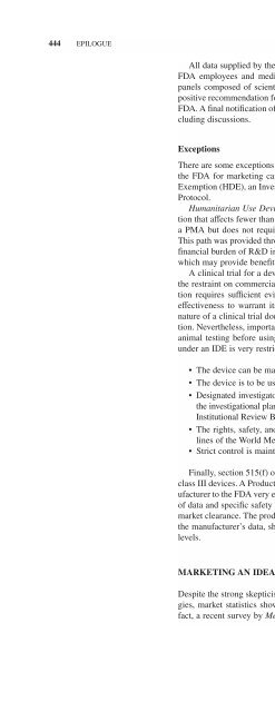 DESIGN AND DEVELOPMENT OF MEDICAL ELECTRONIC ...