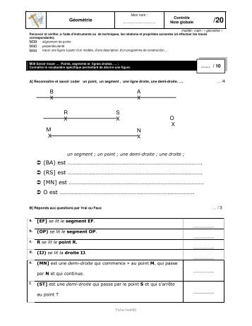 A) Identifier des angles droits - Instit90