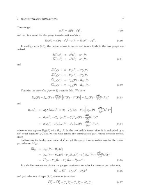 Cosmological Perturbation Theory, 26.4.2011 version