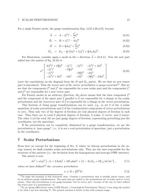 Cosmological Perturbation Theory, 26.4.2011 version