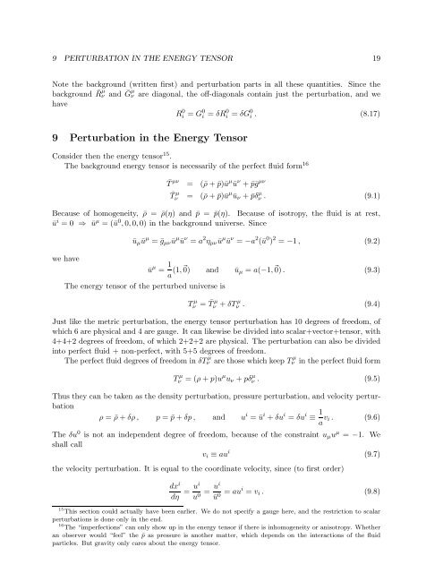 Cosmological Perturbation Theory, 26.4.2011 version