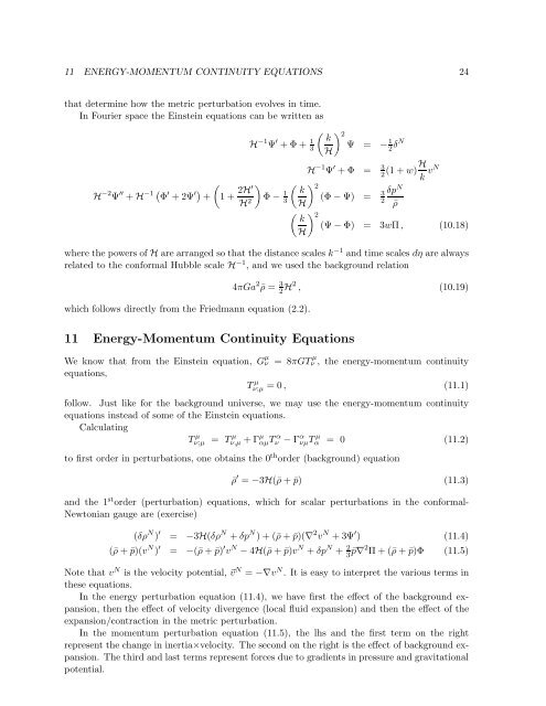 Cosmological Perturbation Theory, 26.4.2011 version