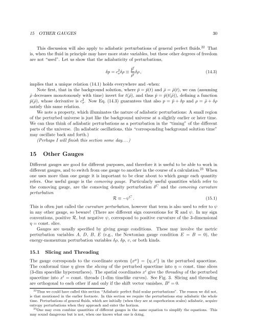 Cosmological Perturbation Theory, 26.4.2011 version