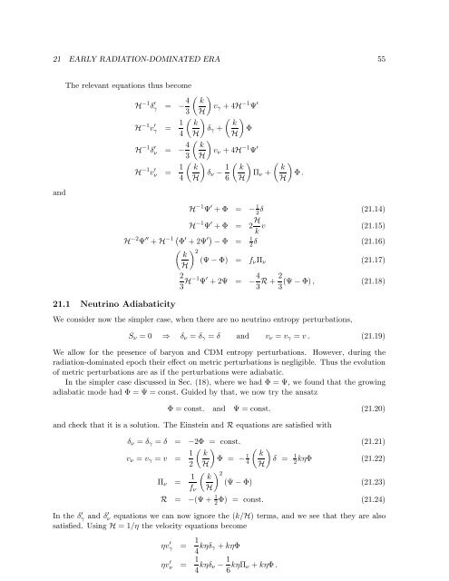 Cosmological Perturbation Theory, 26.4.2011 version