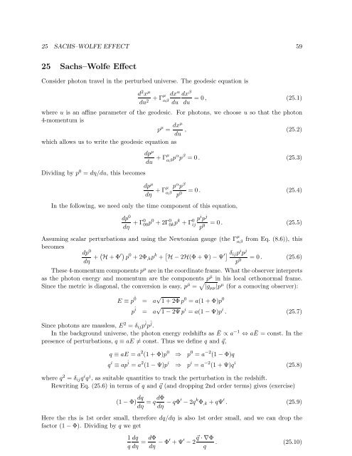 Cosmological Perturbation Theory, 26.4.2011 version