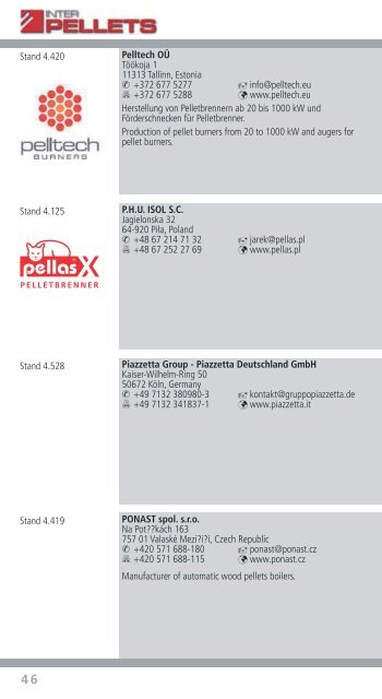 MESSEKATALOG EVENT DIRECTORY - Interpellets