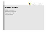 Aggression im Alter - Psychiatrie-Dienste SÃ¼d