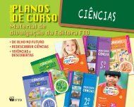 PLANOS DE CURSO Ciencias.indd - Editora FTD