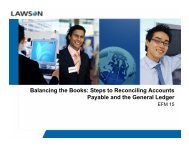 Balancing the Books: Steps to Reconciling ... - Digital Concourse