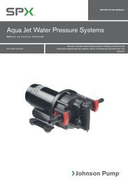 Aqua Jet Water Pressure Systems - Johnson Pump