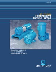 E41 â¢ T41 Product Bulletin - MTH Pumps