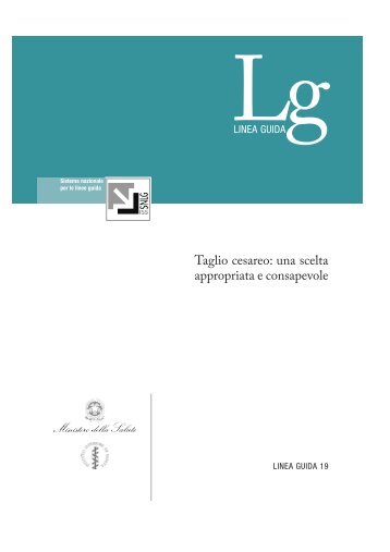 Taglio cesareo - Sistema Nazionale Linee Guida
