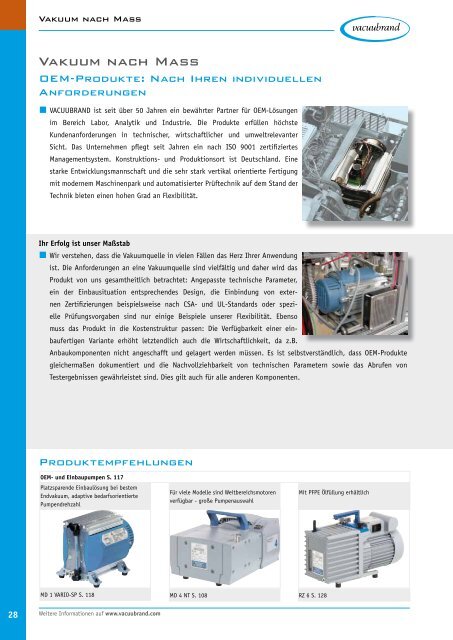 PDF download - von VACUUBRAND